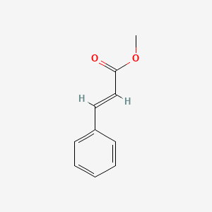 2D Lewis structure of methyl cinnamate