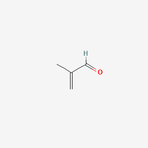 2D Lewis structure of methacrolein