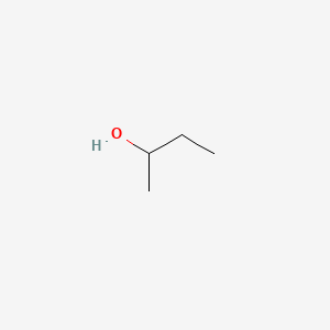 2D Lewis structure of 2-butanol