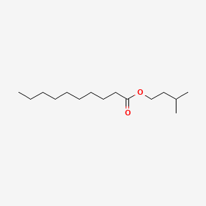 2D structure of 3-methylbutyl decanoate