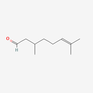 2D Lewis structure of citronellal