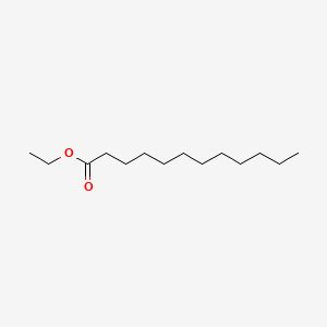 2D Lewis structure of ethyl dodecanoate