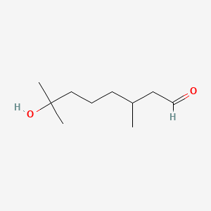 2D Lewis structure of hydroxycitronellal