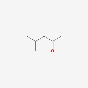 2D Lewis structure of 4-methyl-2-pentanone