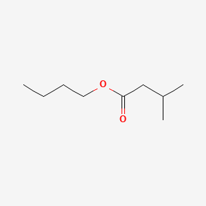 2D Lewis structure of butyl isovalerate