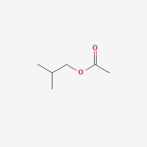 2D Lewis structure of isobutyl acetate