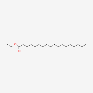 2D Lewis structure of ethyl stearate