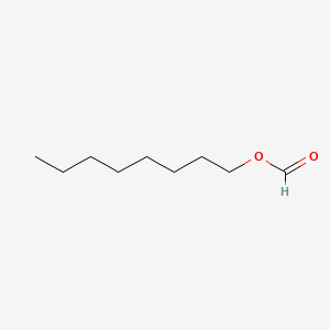 2D Lewis structure of octyl formate