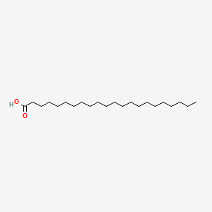 2D Lewis structure of docosanoic acid