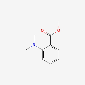 2D Lewis structure of methyl n,n-dimethylanthranilate