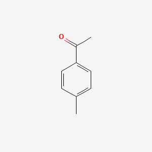 2D Lewis structure of 4'-methylacetophenone
