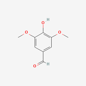 2D Lewis structure of syringaldehyde