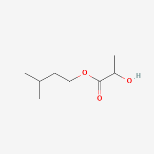 2D Lewis structure of isoamyl lactate
