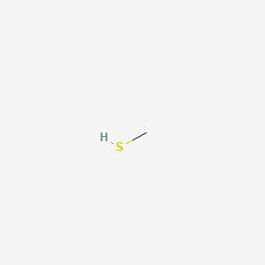 2D structure of methanethiol