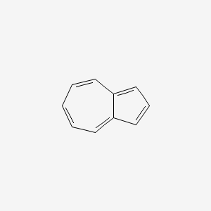 2D Lewis structure of azulene